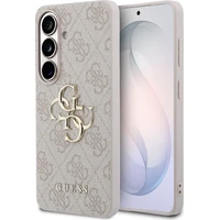 Guess PU 4G Metal Logo kryt Samsung Galaxy S26+ růžový - Pouzdra
