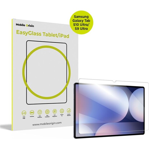 Mobile Origin EasyGlass tvrzené sklo Samsung Galaxy Tab S10 Ultra/S9 Ultra