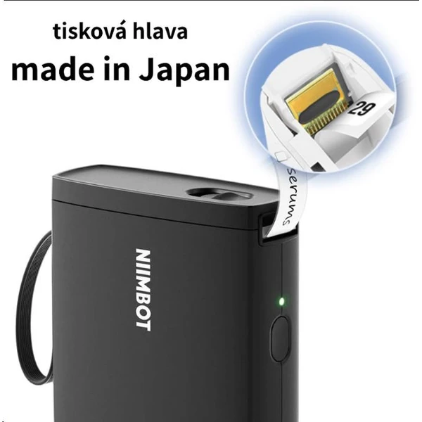 Niimbot tiskárna štítků D11-H Smart černá + role štítků 160 ks - Štítkovače - Obrázek 1fcf2e89bb0d472b80d51352abb97e4d