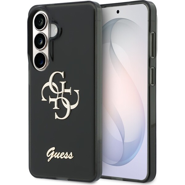Guess IML 4G Script Metal Logo kryt Samsung Galaxy 26 černý