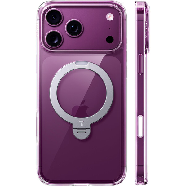 Torras Ostand Q3 Spin MagSafe kryt iPhone 18 Pro Max čirý