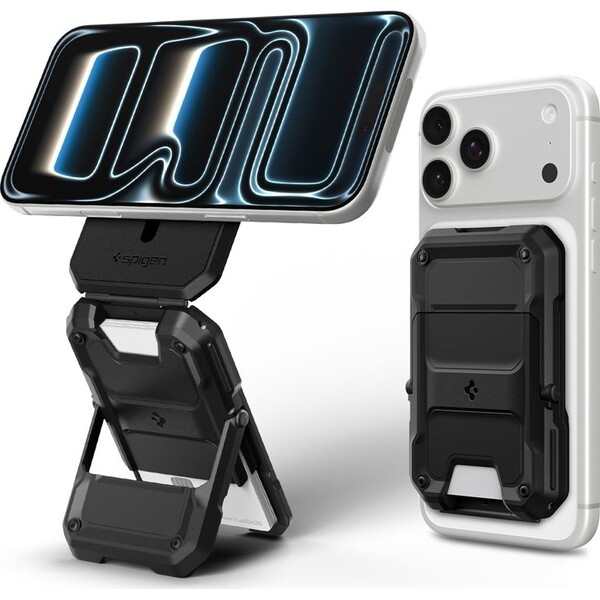 Spigen Tough Armor Pro Wallet MagSafe peněženka pro 5 karet černá - Peněženky - Obrázek 200e288f06664b0ba81a4a49f2c63224