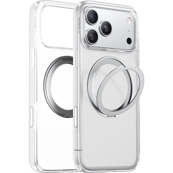 Torras Ostand Pro MagSafe kryt iPhone 17 Pro Max clear