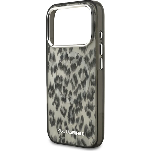 Karl Lagerfeld IML Leopard MagSafe kryt iPhone 17 Pro hnědý - Pouzdra - Obrázek 202a8849a90e481396f7b95503667726
