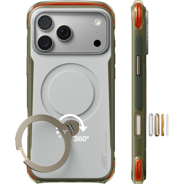 Torras Ostand Q3 Air Pro MagSafe kryt iPhone 18 Pro bílý