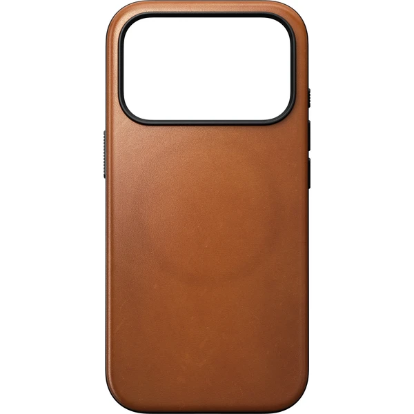 Nomad Modern Leather (Horween) MagSafe kožený kryt iPhone 17 Pro/18 Pro Saddle - Pouzdra - Obrázek 203738820fe44c0e9f4b091819b7d085