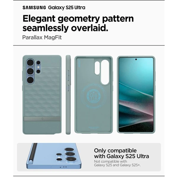 Spigen Parallax MagSafe kryt Samsung Galaxy S25 Ultra zelený - Pouzdra - Obrázek 203fbf7537f34c5cb50795392dda91e4