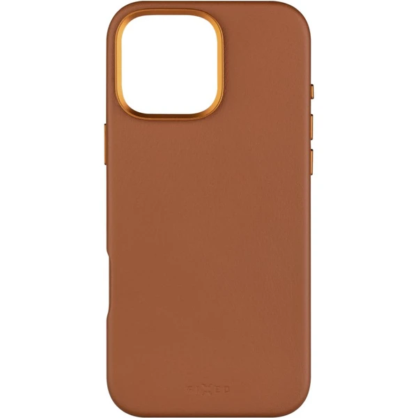 FIXED MagLeather kožený kryt s MagSafe Apple iPhone 16 Pro Max hnědý - Pouzdra - Obrázek 205abedd23a64d058f9f1886c0709e2f