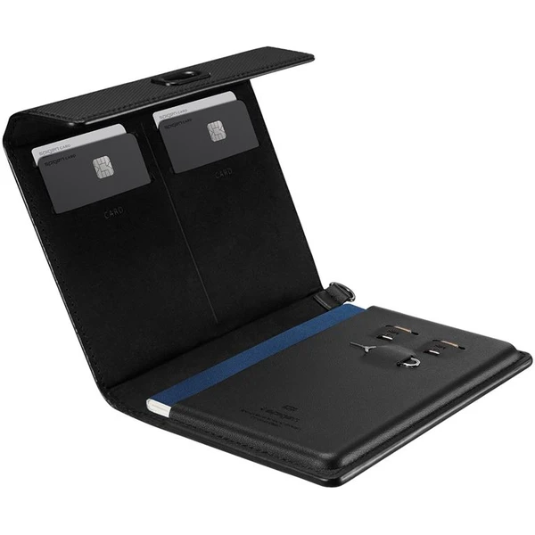 Spigen Universal Passport Holder pouzdro na cestovní doklady černé - Pouzdra - Obrázek 2073a080246043ee9df593383b516f9e