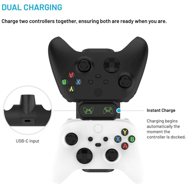 FIXED nabíjecí stanice pro ovladače k Xbox Series S, X a One, černá - Nabíječky - Obrázek 20851fba33c54689af553911fcd6d093