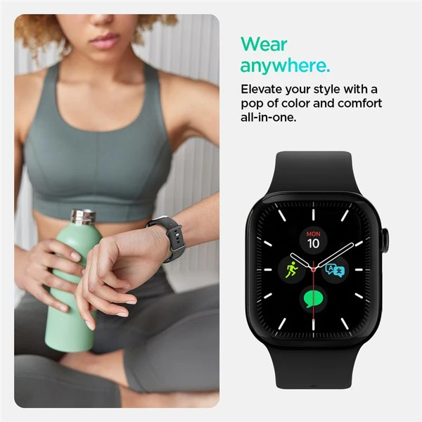 Spigen Nano Pop Band řemínek Apple Watch 42/41/40mm černý/šedý - Řemínky - Obrázek 208b2128e3e84c7eb67e9ebd4c97f450