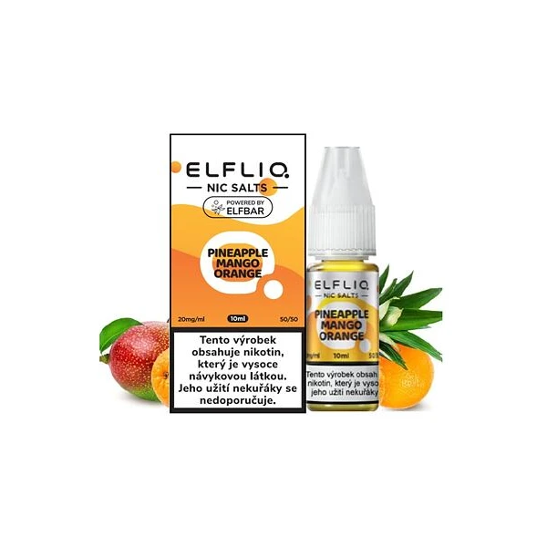 Elfliq Salt Ananas, mango, pomeranč 10ml (10mg) - E-liquidy - Obrázek 2090f070827f4ffa961e8180e5dbdc30