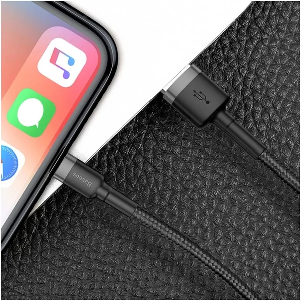 Baseus Cafule USB-A/Lightning napájecí kabel 1m černý - Kabely a redukce - Obrázek 20A5300401