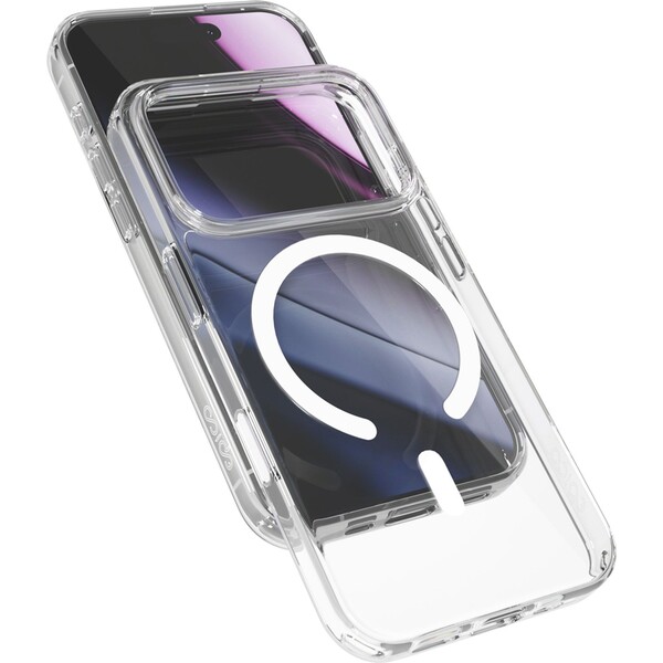 Epico Hero Pro Mag+ kryt pro iPhone 17 Pro Max Qi2 & Magsafe kompatibilní matně transparentní Čirá