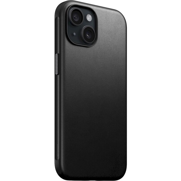 Nomad Modern Leather MagSafe iPhone 15 černé