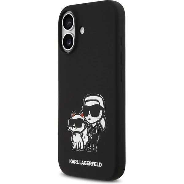 Karl Lagerfeld Liquid Silicone K&CH Sketch MagSafe kryt iPhone 17 černý - Pouzdra - Obrázek 20af920612c94ded9e04ba7798b8b06c