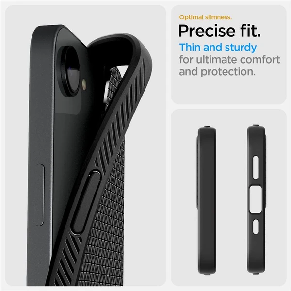 Spigen Liquid Air kryt iPhone 17e/16e matně černý - Pouzdra - Obrázek 20bf2137b0194ec6b2ab46b0eaba895b