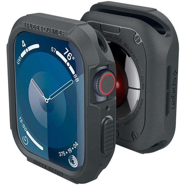 Spigen Rugged Armor kryt Apple Watch 45/44mm šedý