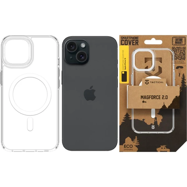 Tactical MagForce 2.0 MagSafe kryt Apple iPhone 15 stříbrný - Pouzdra - Obrázek 20e5ed1a88b044fa94088912d7e4dce8