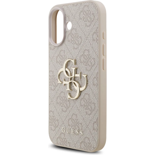 Guess PU 4G Metal Logo Strap kryt iPhone 17 růžový - Pouzdra - Obrázek 20e9baf87d814d76b6ecb21935fb84e3