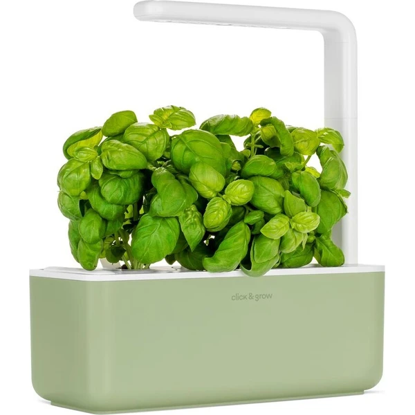 Click and Grow Smart Garden 3 chytrý květináč + 3ks kapslí se semínky bazalky šalvějově zelený - Květináče - Obrázek 20ecd729292e4d9f8a9e01e5d19c1177