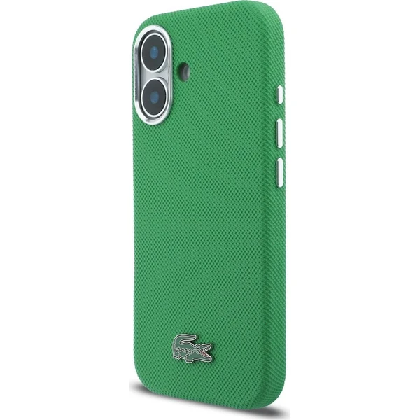 Lacoste PVC Iconic Petit Pique Metal Logo MagSafe kryt iPhone 16 zelený - Pouzdra - Obrázek 20fe0dfc0487437e8b4f0aff71f5400b