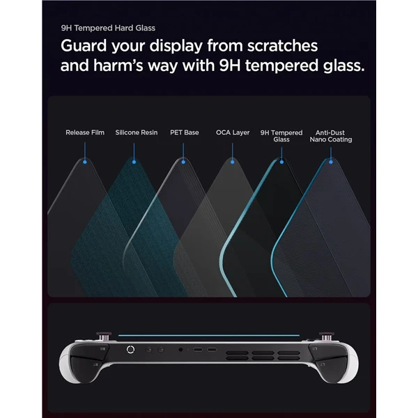Spigen Glass tR Slim tvrzené sklo Lenovo Legion Go S, čiré (2 ks) - Ochranné folie a skla - Obrázek 20fe2fb90ec34b06b11f7c8ee4603918