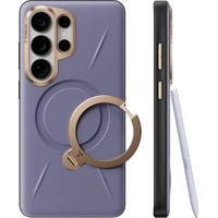 Torras Ostand Q3 VegSkin MagSafe kryt Samsung Galaxy S26 Ultra dark purple - Pouzdra
