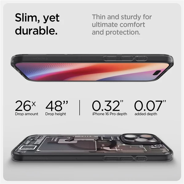 Spigen Ultra Hybrid MagSafe kryt iPhone 16 Pro zero one - Pouzdra - Obrázek 2106f26cd72e420caf7c01122bf1c169