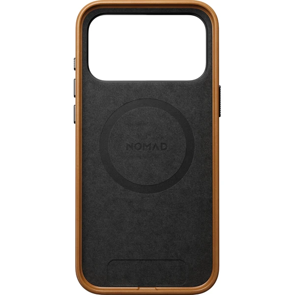 Nomad Traditional Leather MagSafe kožený kryt iPhone 17 Pro Max/18 Pro Max English Tan - Pouzdra - Obrázek 211893614401481ba17279b290e39653