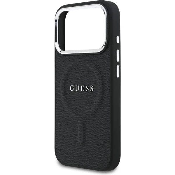 Guess PU Saffiano MagSafe kryt iPhone 17 Pro černý - Pouzdra - Obrázek 2120545a542941a8a36724814bef3b83