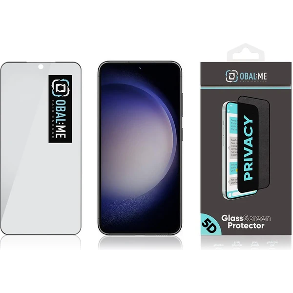 OBAL:ME Privacy 5D tvrzené sklo Samsung Galaxy S23 černé - Ochranné folie a skla - Obrázek 21823baca28b47a9927896dfb00f5f21