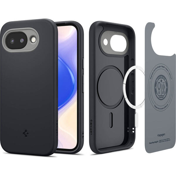 Spigen Nano Pop MagSafe kryt Google Pixel 10a black sesame