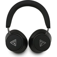 Guess PU Saffiano Triangle Logo ENC Bezdrátová sluchátka černá - Sluchátka