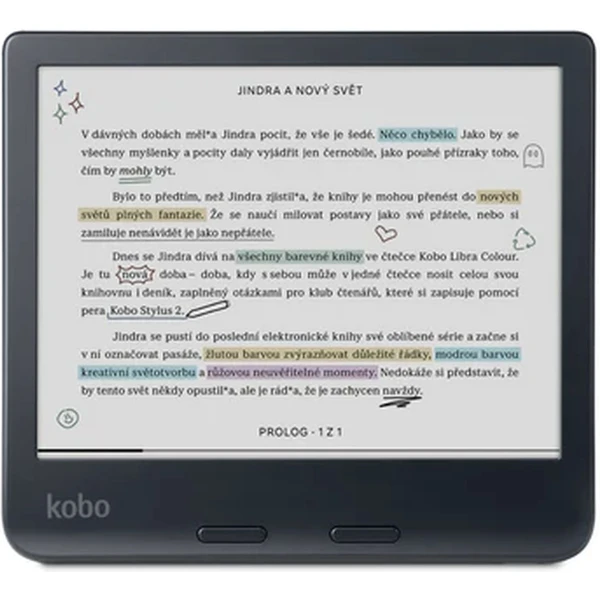 Kobo Libra Colour čtečka černá - Čtečky elektronických knih - Obrázek 21LB000K01