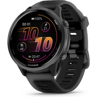 Garmin Forerunner 570 47 mm tmavě šedá hliníková luneta s černým poloprůhledným řemínkem - Chytré hodinky