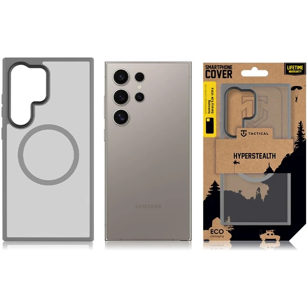 Tactical MagForce Hyperstealth kryt Samsung Galaxy S24 Ultra Light Grey - Pouzdra - Obrázek 21M2000L01