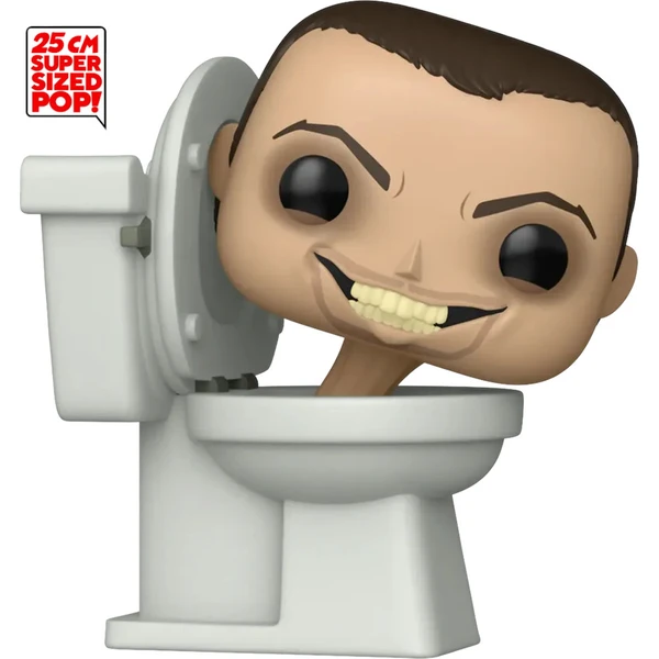 Funko POP! Jumbo #1955 Animation: Skibidi Toilet - Skibidi Toilet 25 cm - Funko POP! - Obrázek 21OG000J01