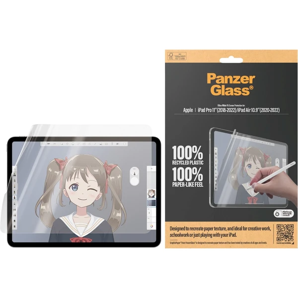 PanzerGlass GraphicPaper fólie na psaní a kreslení iPad Pro 11" (2018-2022)/Air 10.9’’ (2020-2022) - Ochranné folie a skla - Obrázek 21R4000J01