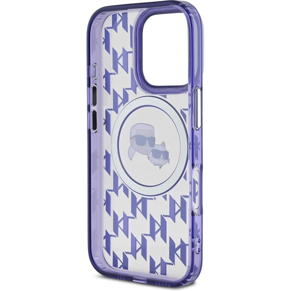 Karl Lagerfeld IML Monogram K&CH Heads MagSafe kryt pro iPhone 16 Pro Max fialový - Pouzdra - Obrázek 21a398bdb2b746ed9399b93ad2686775