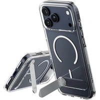 PanzerGlass® CARE Kickstand kryt s MagSafe Apple iPhone 17 Pro Max stříbrný/bílý - Pouzdra