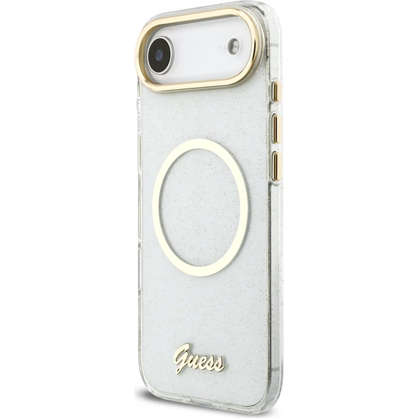 Guess IML Glitter Script Strap MagSafe kryt iPhone Air čirý - Pouzdra - Obrázek 21d515253c12448ba3a8e264c07c165e