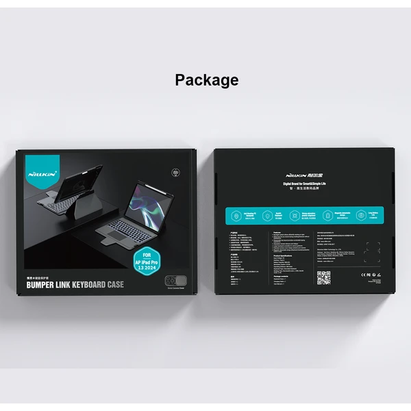 Nillkin Bumper Link pouzdro s klávesnicí iPad Pro 13 (2024) černé - Pouzdra - Obrázek 21d9e1273fce43c6a38ce1c112f520ee