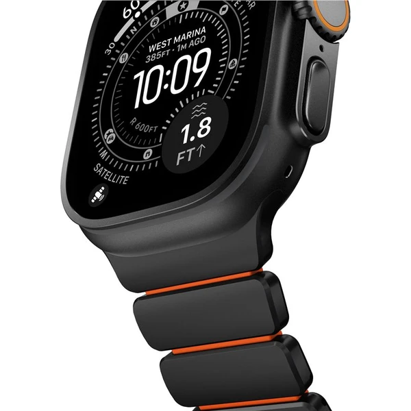 Nomad Stratos Band FKM řemínek Apple Watch 45/46/49mm Black Titanium/Ultra Orange - Řemínky - Obrázek 21eeebcbc7434e6faa742df108cccd0f