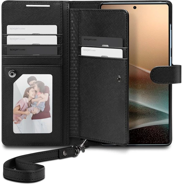 Spigen Wallet S pouzdro Samsung Galaxy S25 Ultra černé - Pouzdra - Obrázek 21f14b5870d04736b6a95fc2e0f1bb90