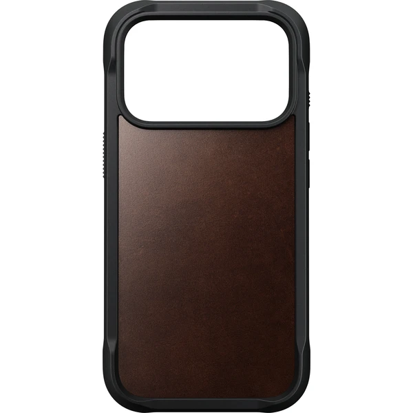 Nomad Rugged Leather (Horween) MagSafe kožený kryt iPhone 17 Pro/18 Pro Rustic Brown - Pouzdra - Obrázek 221ec5acfd844c48821830545f445087