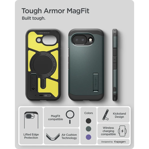 Spigen Tough Armor MagSafe kryt Google Pixel 10a abyss green - Pouzdra - Obrázek 223dca05deba490b832decacd0edc182