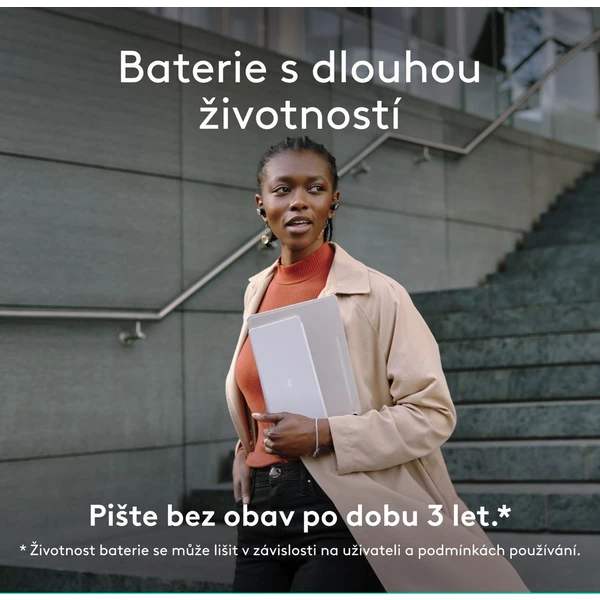 Logitech Keys to go 2 Apple bezdrátová US klávesnice šedá - Klávesnice - Obrázek 2245000J01
