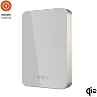 FIXED MagZen 10 Crystal MagSafe/Qi2 powerbanka, 10000mAh, titanová - Powerbanky