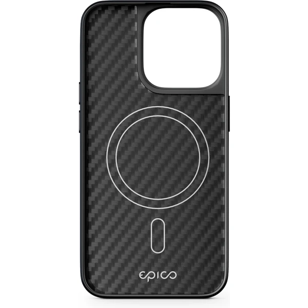 EPICO Hybrid Carbon MagSafe Case iPhone 14 Pro Max černý - Pouzdra - Obrázek 228G100501